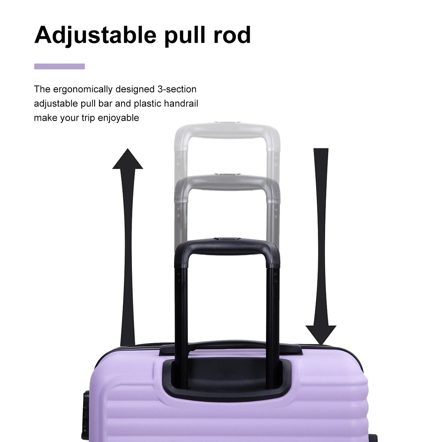 20" Carry on Luggage Lightweight Hardside Suitcase with Spinner Wheels (Multiple Colors Available)