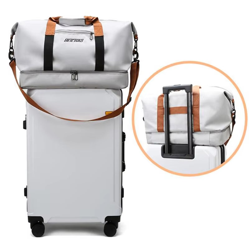 Unisex ActiveCommute Duffel – Dry-Wet Gym & Travel Bag, Spacious & Stylish (Multiple Colors Available)
