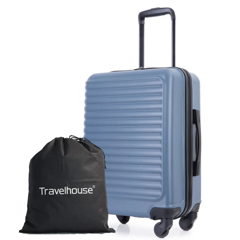 20" Carry on Luggage Lightweight Hardside Suitcase with Spinner Wheels (Multiple Colors Available)