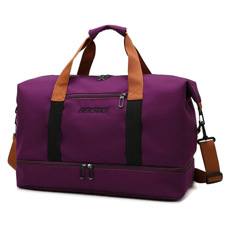 Unisex ActiveCommute Duffel – Dry-Wet Gym & Travel Bag, Spacious & Stylish (Multiple Colors Available)