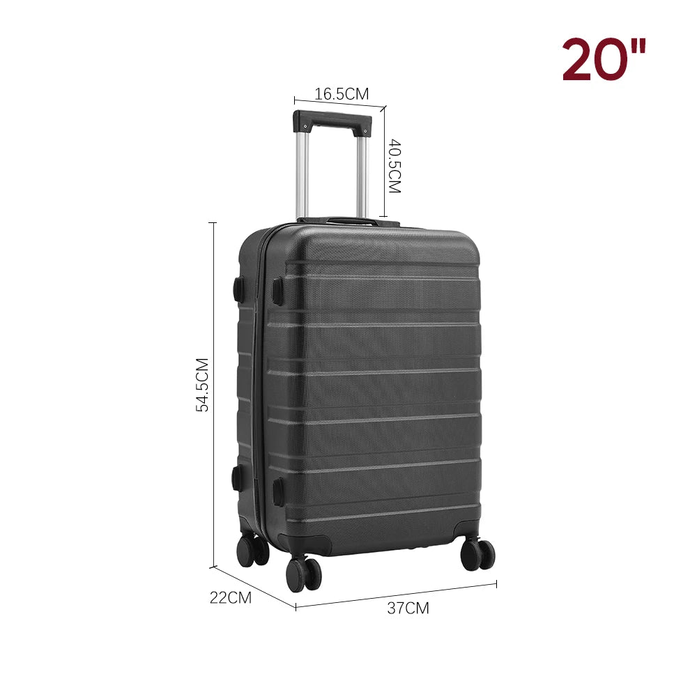 Elite 20" Travel Case – ABS Hardshell Spinner Luggage (Multiple Colors Available)