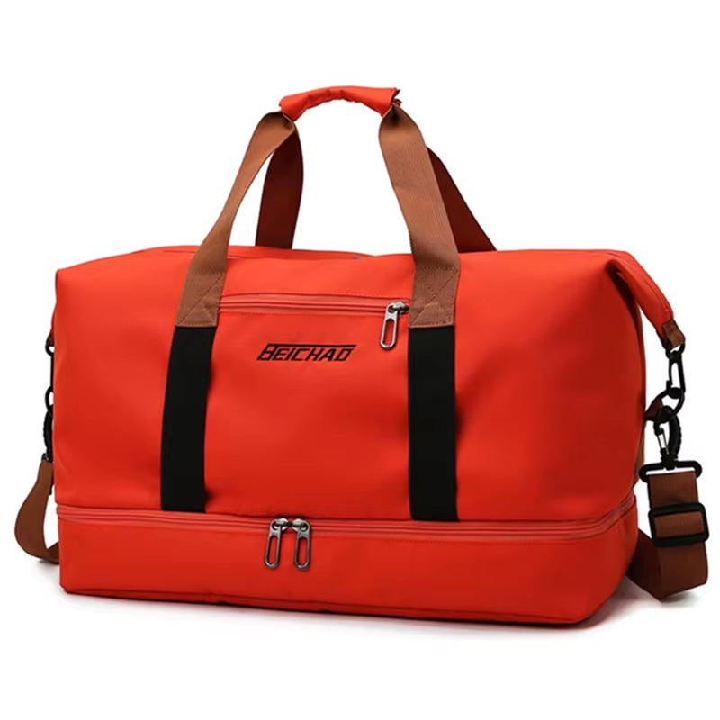 Unisex ActiveCommute Duffel – Dry-Wet Gym & Travel Bag, Spacious & Stylish (Multiple Colors Available)