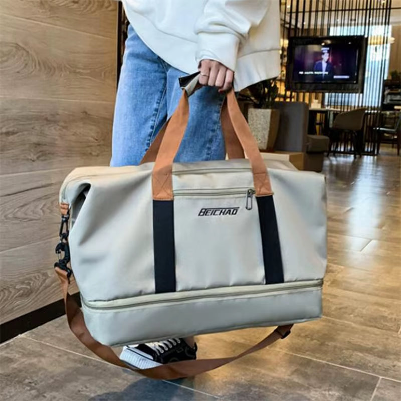 Unisex ActiveCommute Duffel – Dry-Wet Gym & Travel Bag, Spacious & Stylish (Multiple Colors Available)