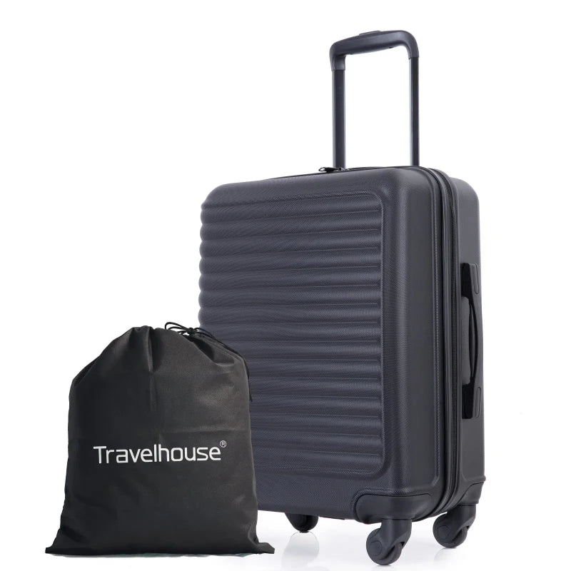 20" Carry on Luggage Lightweight Hardside Suitcase with Spinner Wheels (Multiple Colors Available)