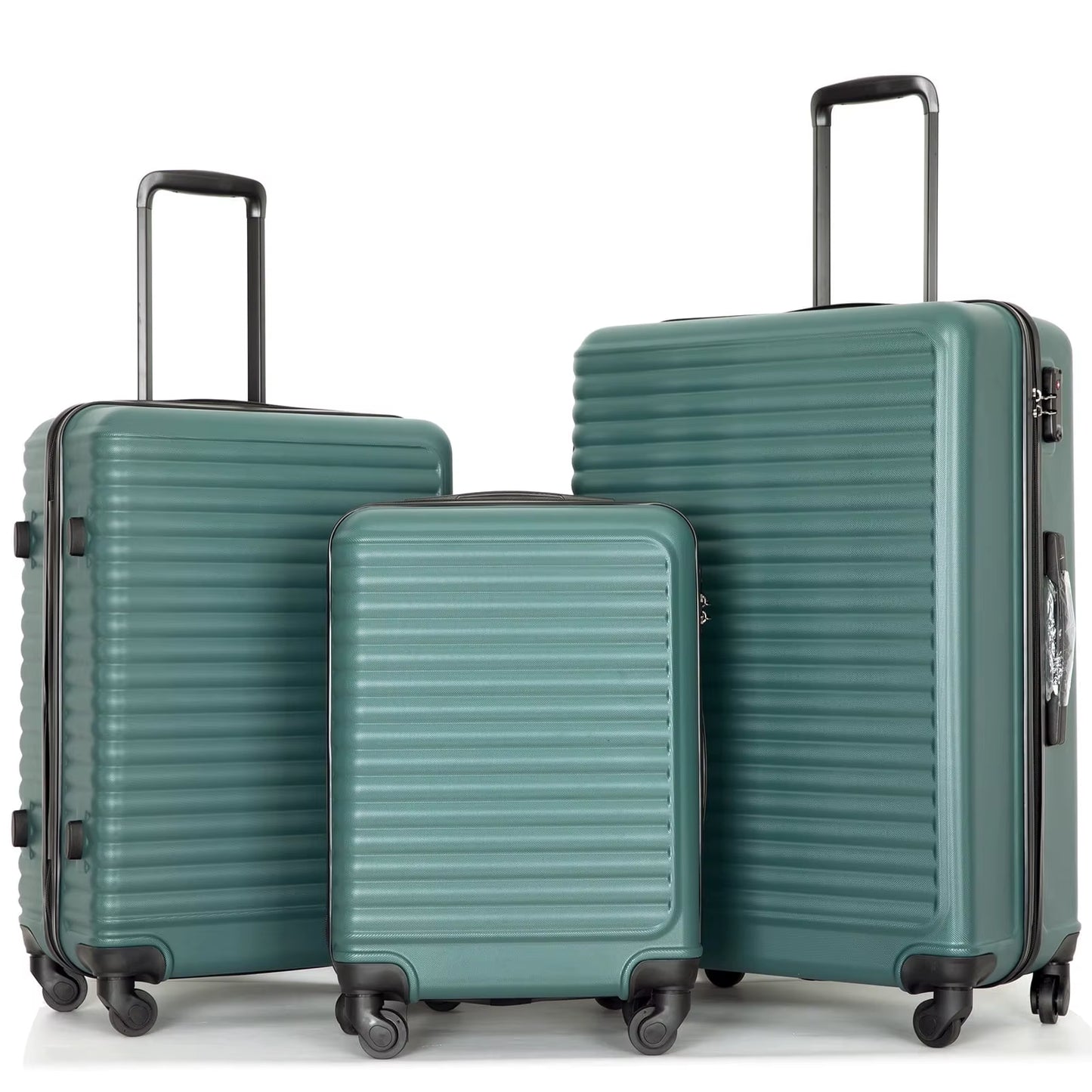 3-Piece Hardside Luggage Set – Lightweight Spinner Suitcases with TSA Lock 20”/24”/28” (Multiple Colors Available)