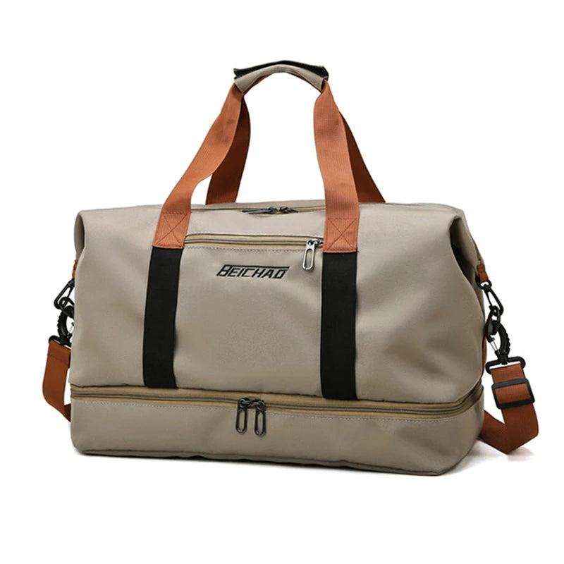 Unisex ActiveCommute Duffel – Dry-Wet Gym & Travel Bag, Spacious & Stylish (Multiple Colors Available)