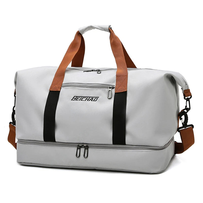 Unisex ActiveCommute Duffel – Dry-Wet Gym & Travel Bag, Spacious & Stylish (Multiple Colors Available)