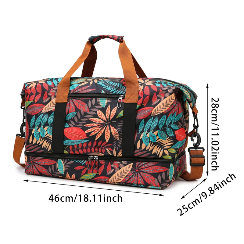 Unisex ActiveCommute Duffel – Dry-Wet Gym & Travel Bag, Spacious & Stylish (Multiple Colors Available)