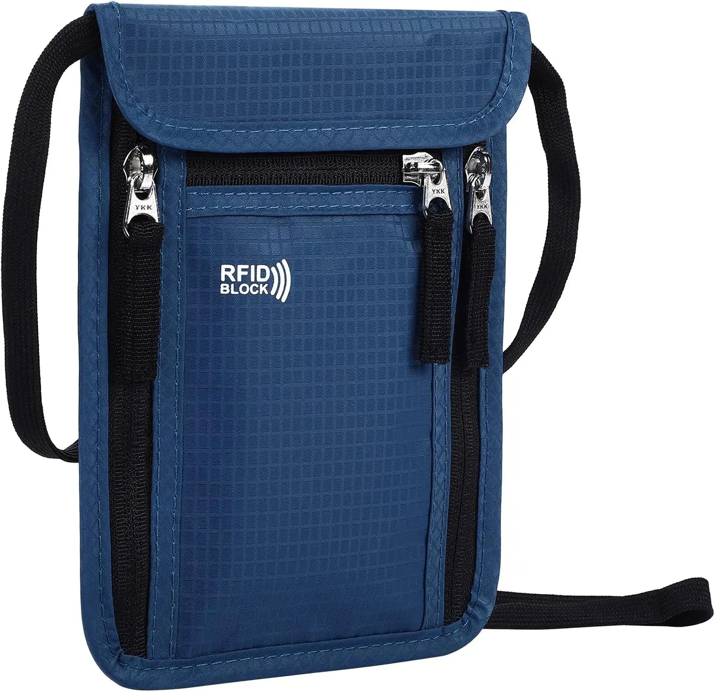 Travel Pouch Neck Wallet Family Passport Holder Organizer Case with RFID Blocking Passport Wallet Travel Wallet