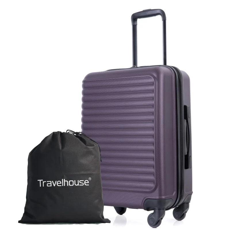 20" Carry on Luggage Lightweight Hardside Suitcase with Spinner Wheels (Multiple Colors Available)