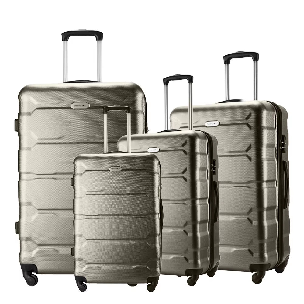 Jetsetter 4PCS Luggage Set – Spinner Wheels, Hardside Style (Multiple Colours Available)