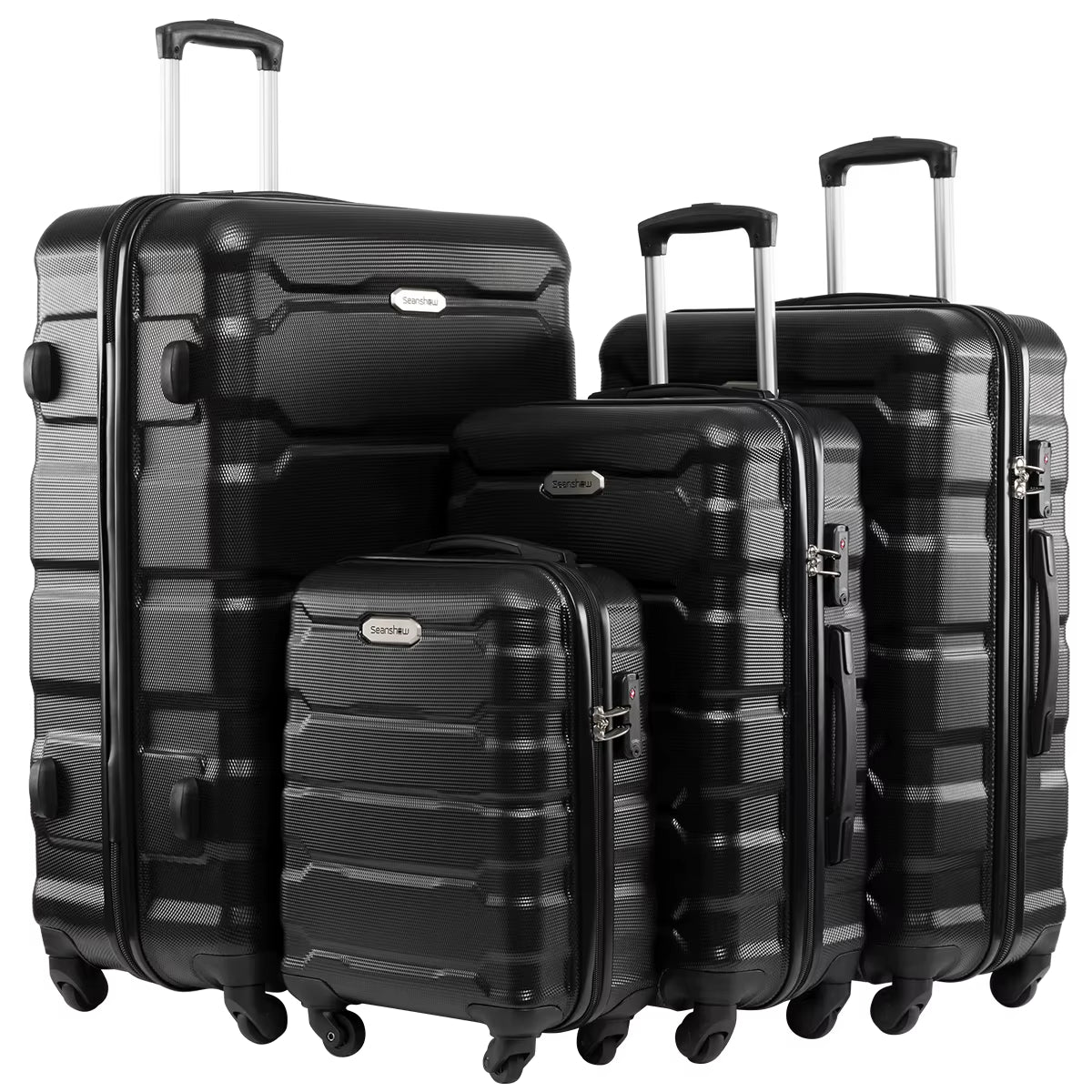 Jetsetter 4PCS Luggage Set – Spinner Wheels, Hardside Style (Multiple Colours Available)