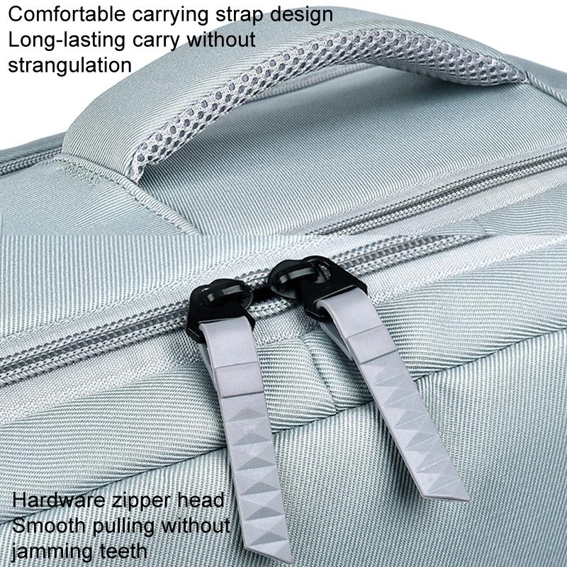 Large Capacity Simple Style Travel Backpack - Beige