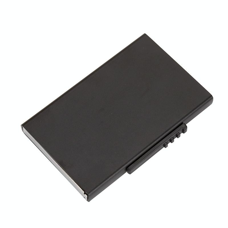 Aluminum Rfid Blocking Credit Card Holder - Black