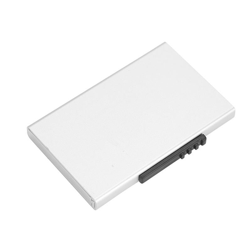 Aluminum Rfid Blocking Credit Card Holder - Black