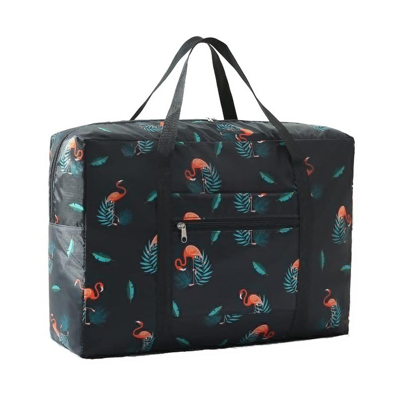 Waterproof Foldable Travel Bag - Compact & Durable - Pink Lamb