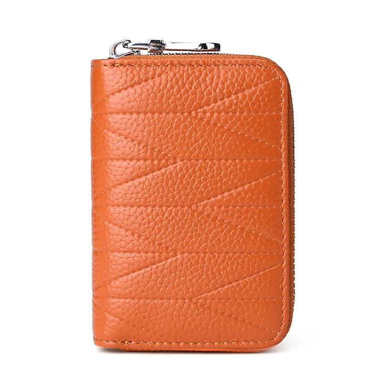 Women Anti Magnetic Leather Rfid Wallet - Light Purple