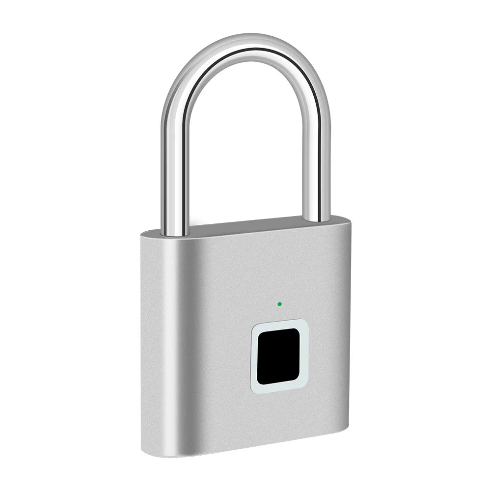Keyless Smart Lock – Zinc Alloy, USB Charging, Anti-Theft Design