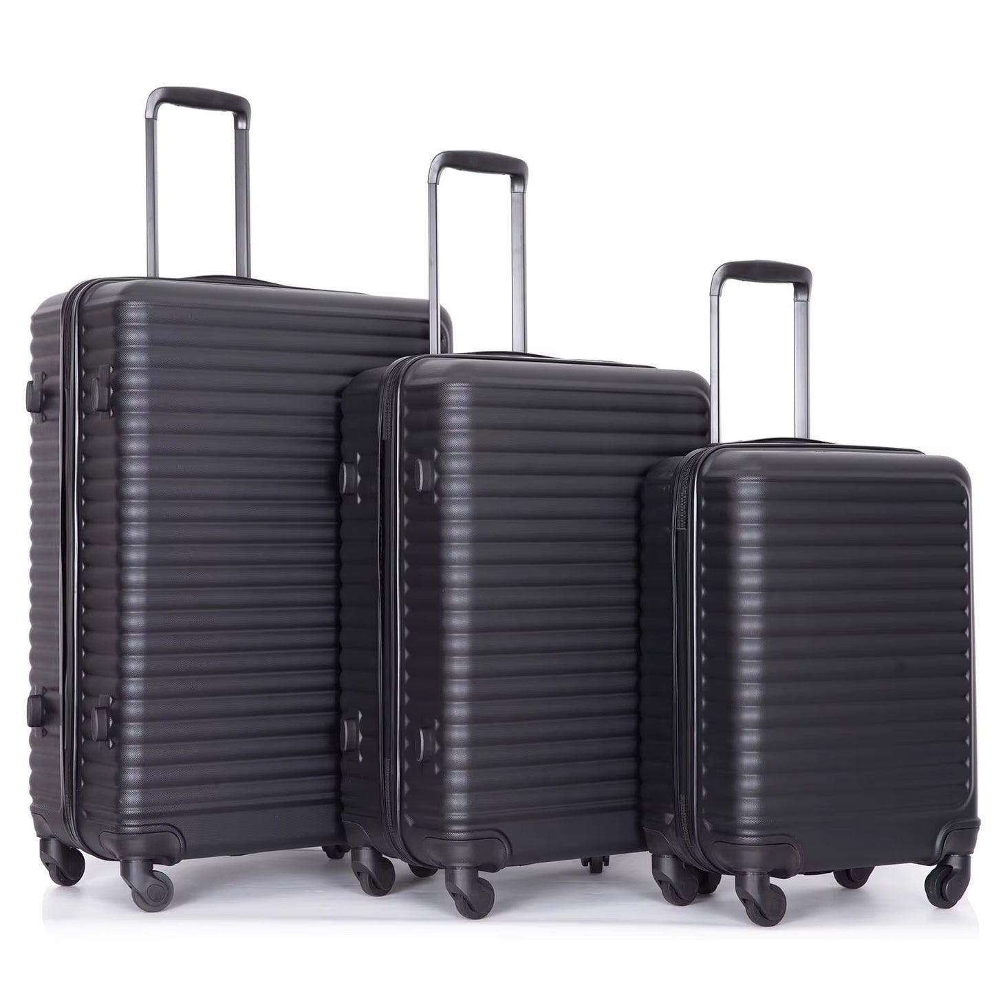 3-Piece Hardside Luggage Set – Lightweight Spinner Suitcases with TSA Lock 20”/24”/28” (Multiple Colors Available)
