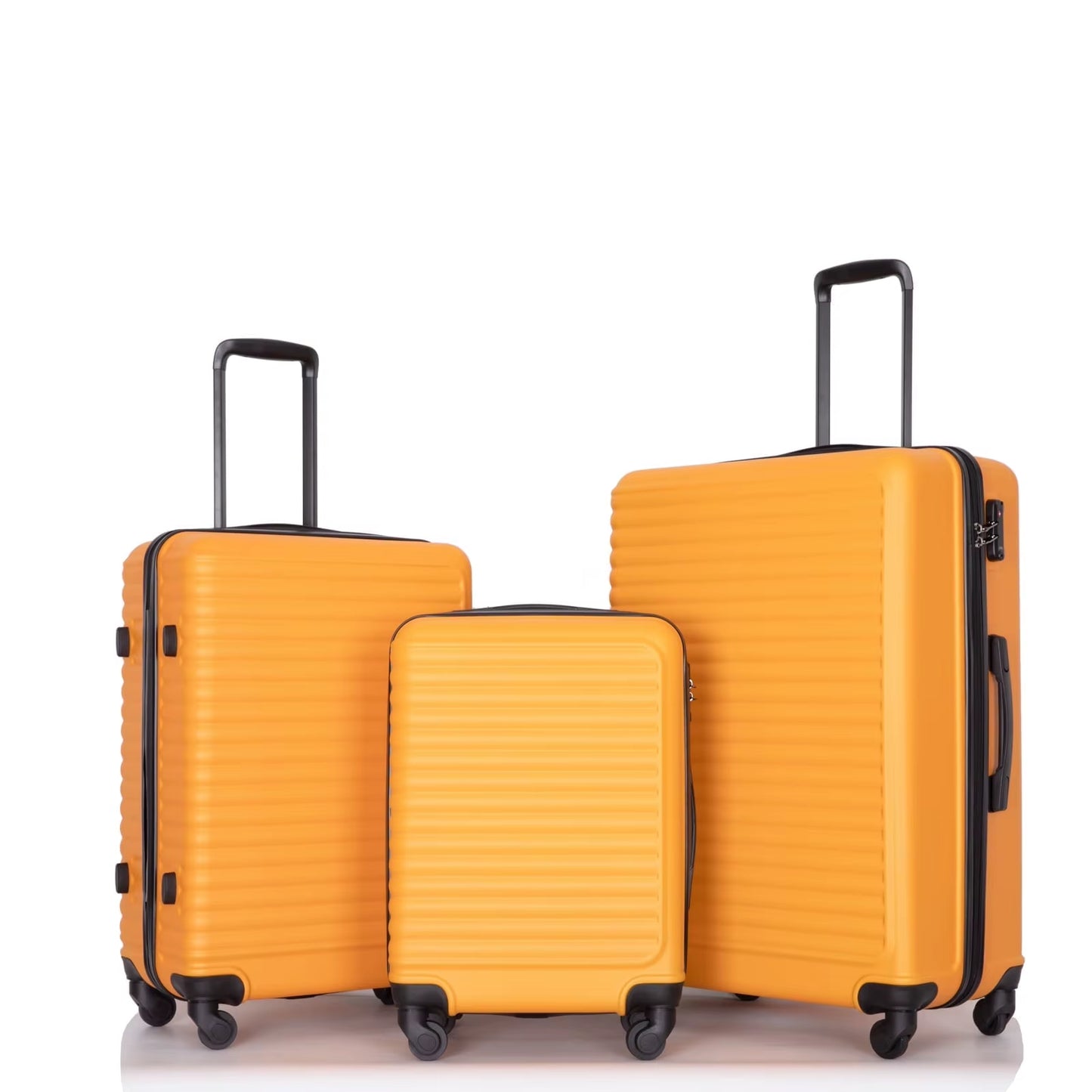 3-Piece Hardside Luggage Set – Lightweight Spinner Suitcases with TSA Lock 20”/24”/28” (Multiple Colors Available)