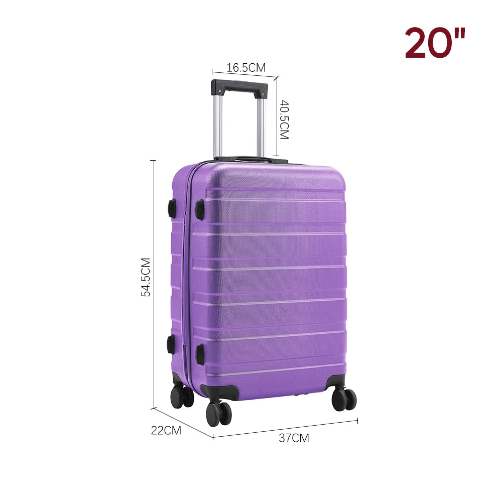 Elite 20" Travel Case – ABS Hardshell Spinner Luggage (Multiple Colors Available)