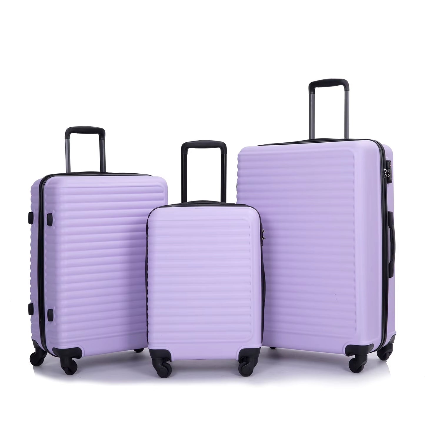 3-Piece Hardside Luggage Set – Lightweight Spinner Suitcases with TSA Lock 20”/24”/28” (Multiple Colors Available)