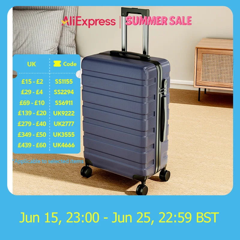 Elite 20" Travel Case – ABS Hardshell Spinner Luggage (Multiple Colors Available)