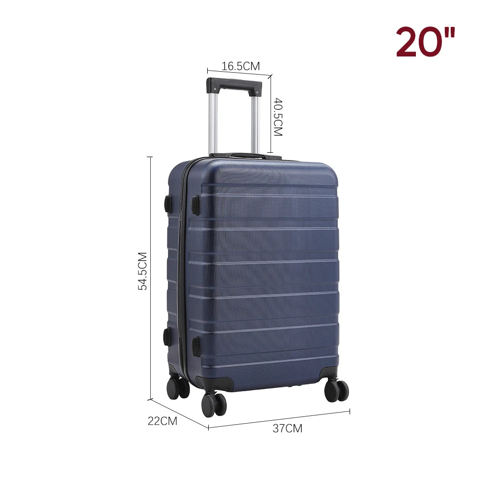 Elite 20" Travel Case – ABS Hardshell Spinner Luggage (Multiple Colors Available)