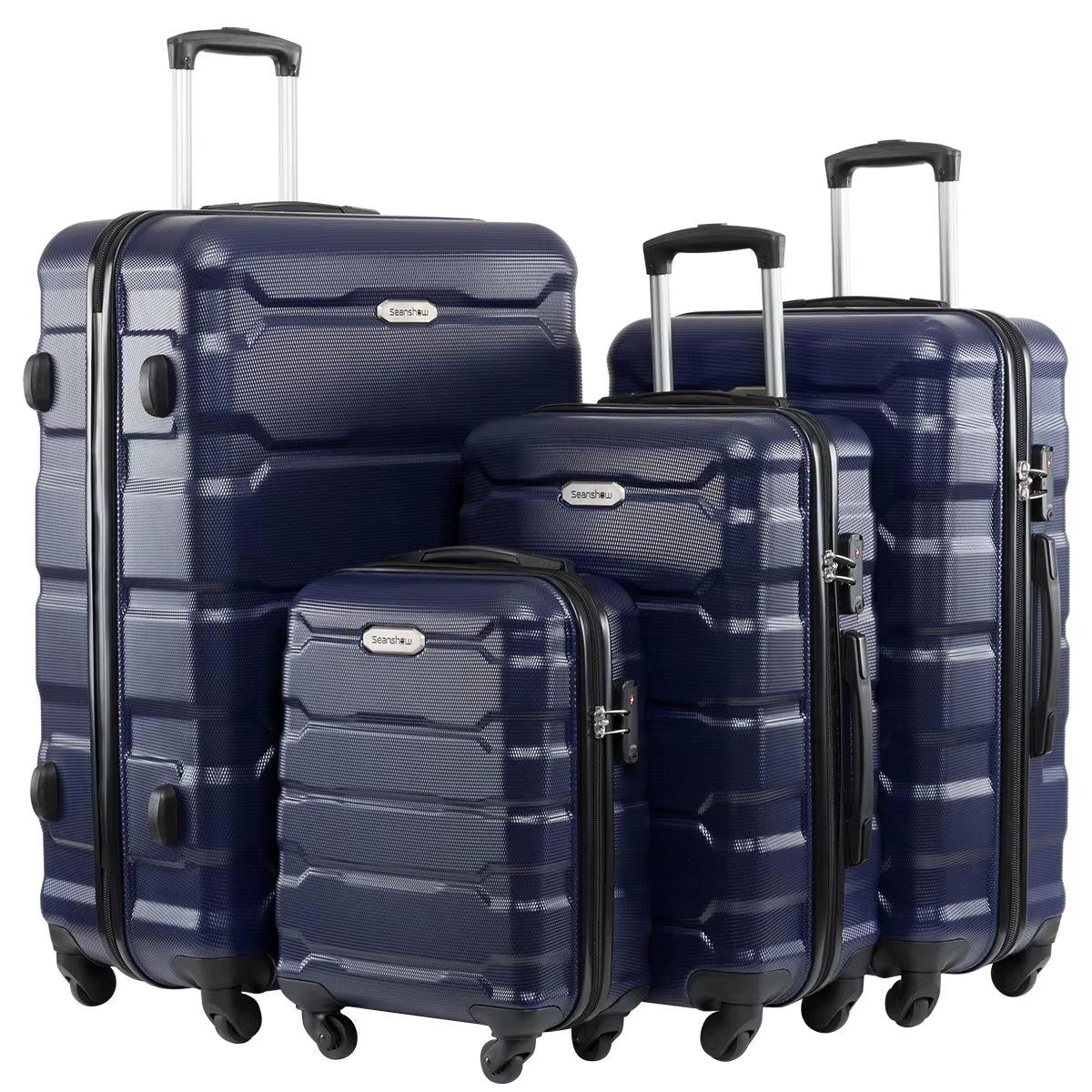 Jetsetter 4PCS Luggage Set – Spinner Wheels, Hardside Style (Multiple Colours Available)