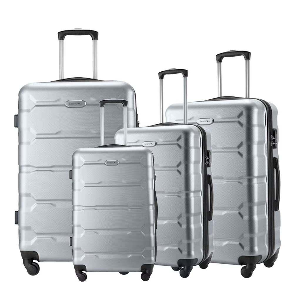 Jetsetter 4PCS Luggage Set – Spinner Wheels, Hardside Style (Multiple Colours Available)