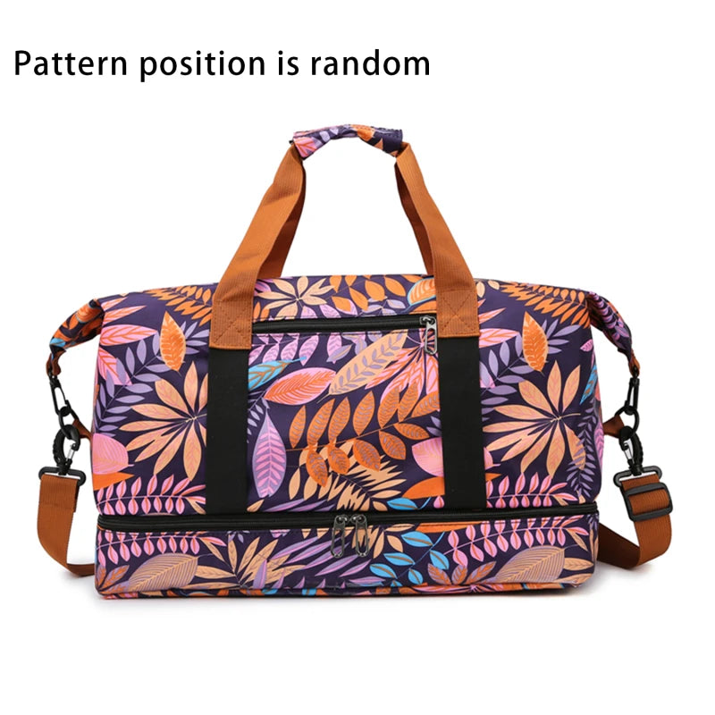 Unisex ActiveCommute Duffel – Dry-Wet Gym & Travel Bag, Spacious & Stylish (Multiple Colors Available)