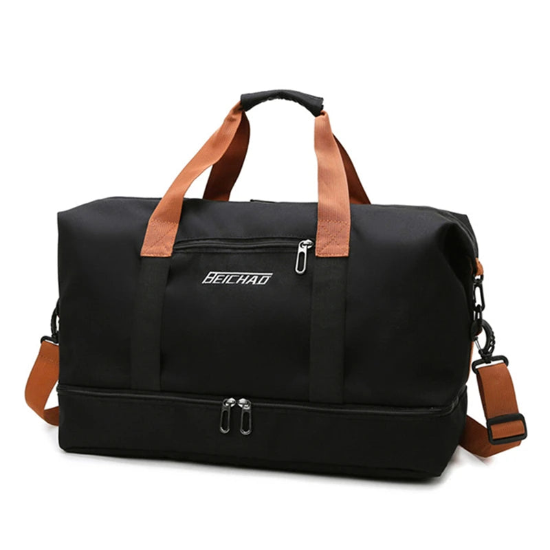 Unisex ActiveCommute Duffel – Dry-Wet Gym & Travel Bag, Spacious & Stylish (Multiple Colors Available)