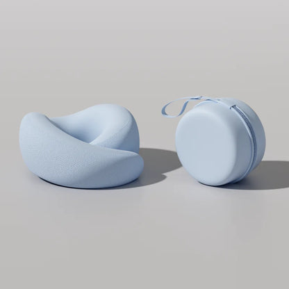 Memory Foam Travel Pillow – U-Shaped, Adjustable Neck Support