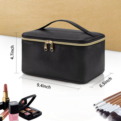 Large Travel Makeup Bag – Portable Cosmetic Organizer for Women