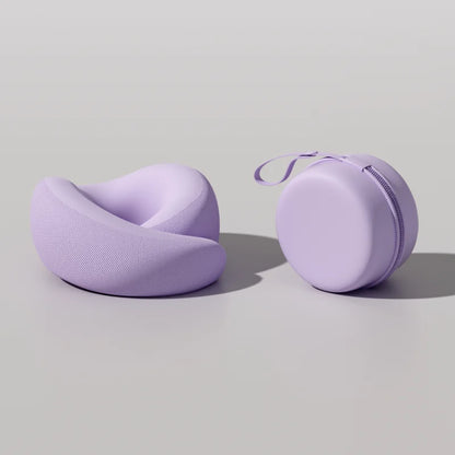 Memory Foam Travel Pillow – U-Shaped, Adjustable Neck Support
