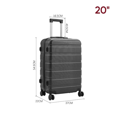 Elite 20" Travel Case – ABS Hardshell Spinner Luggage (Multiple Colors Available) 