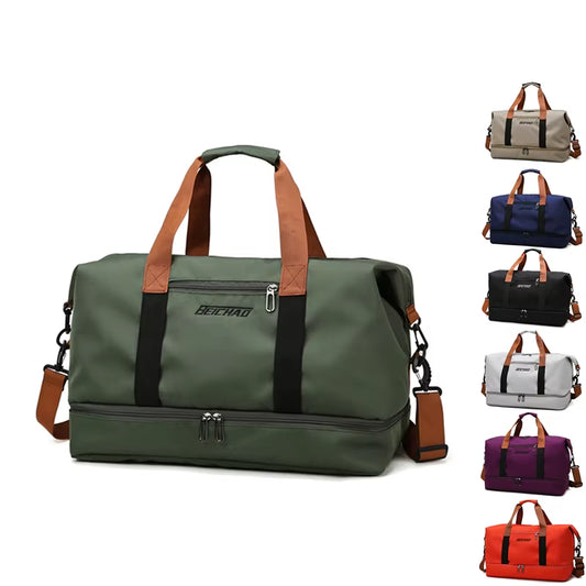 Unisex ActiveCommute Duffel – Dry-Wet Gym & Travel Bag, Spacious & Stylish (Multiple Colors Available) 