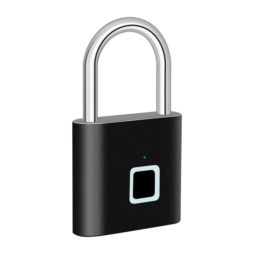Keyless Smart Lock – Zinc Alloy, USB Charging, Anti-Theft Design