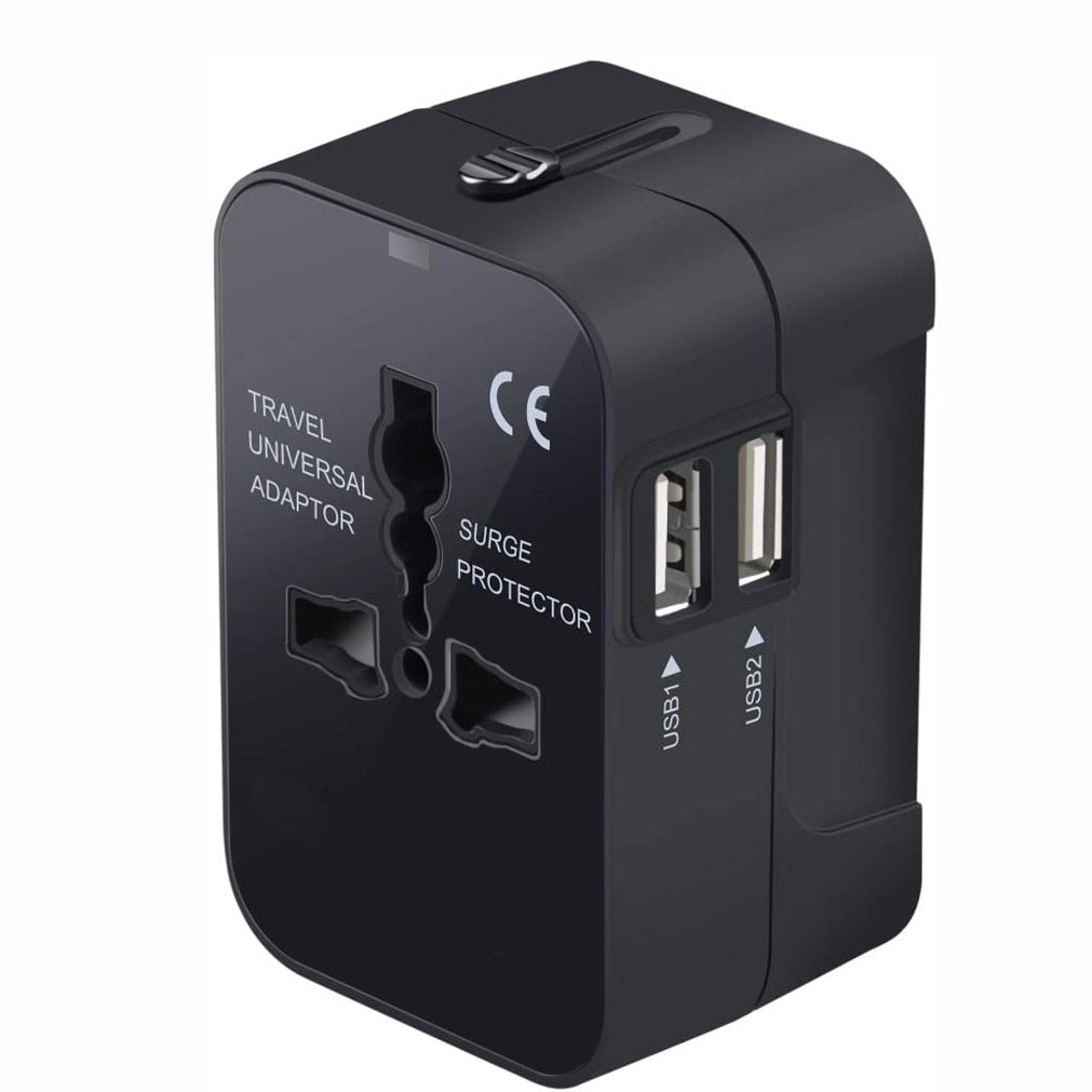 Travel Adapter, Worldwide All in One Universal Travel Adapter Wall Charger AC Power