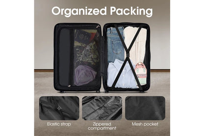 Travel Lust 3 Piece Luggage Suitcase Green