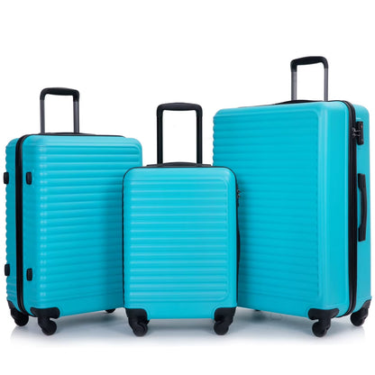 3-Piece Hardside Luggage Set – Lightweight Spinner Suitcases with TSA Lock 20”/24”/28” (Multiple Colors Available)