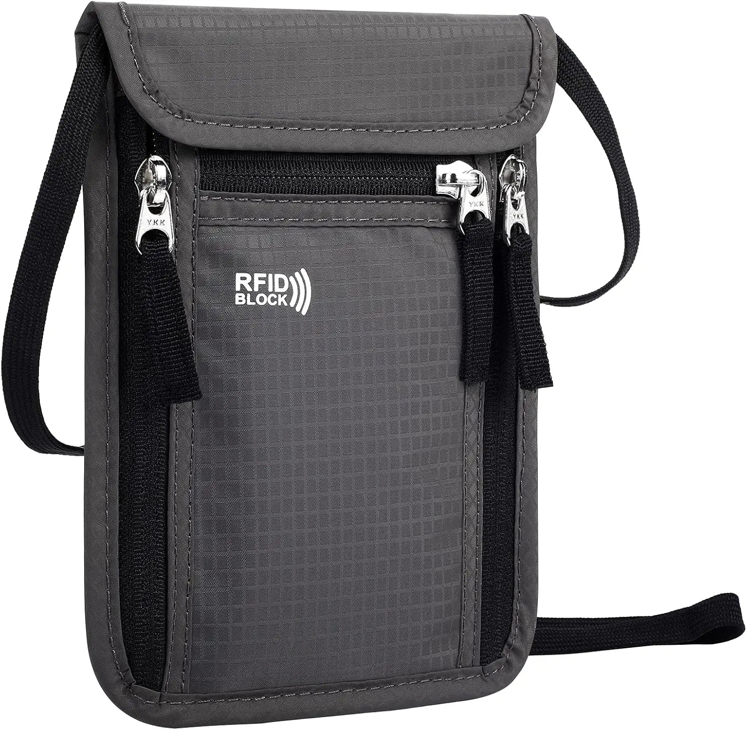 Travel Pouch Neck Wallet Family Passport Holder Organizer Case with RFID Blocking Passport Wallet Travel Wallet
