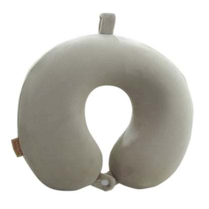 Memory Foam Travel Pillow – U-Shaped, Slow Rebound, Solid Color