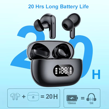 Wireless ANC Earbuds – 40dB Noise Cancel, HD Call, Transparency Mode