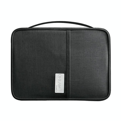 Waterproof Travel Document Bag Black Large - Blue Small