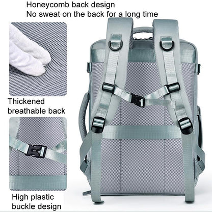 Large Capacity Simple Style Travel Backpack - Black