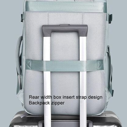 Large Capacity Simple Style Travel Backpack - Black