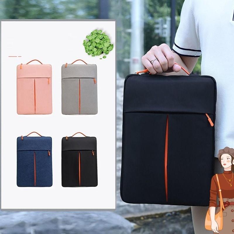 Travel Laptop Sleeve Bag - Portable Carry Case - Grey - 11-12 Inch