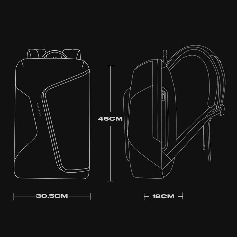 Versatile Laptop Backpack for Travel and Business - Black