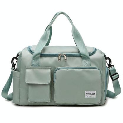 Waterproof Gym Bag for Travel - Size l - Light Grey